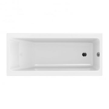 Cada baie incastrata Cersanit Crea, 180 x 80 cm, dreptunghiulara, alb lucios