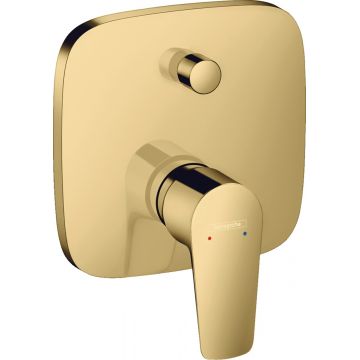 Baterie cada - dus Hansgrohe Talis E cu montaj incastrat necesita corp ingropat gold optic lustruit