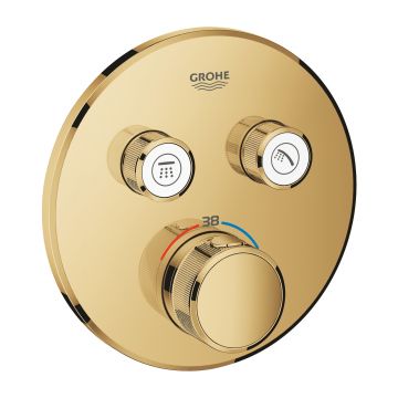 Baterie cada - dus termostatata Grohe Grohtherm SmartControl Round montaj incastrat necesita corp ingropat cool sunrise