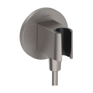 Accesoriu Hansgrohe FixFit S cu agatatoare de dus negru periat