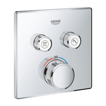 Baterie cada - dus termostatata Grohe Grohtherm SmartControl montaj incastrat necesita corp ingropat crom