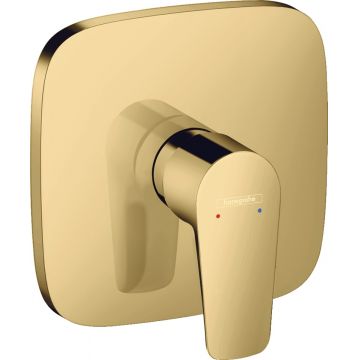 Baterie dus Hansgrohe Talis E montaj incastrat necesita corp ingropat gold optic lustruit