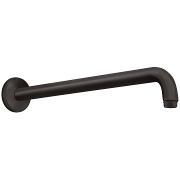 Brat de perete Hansgrohe 389 mm negru mat