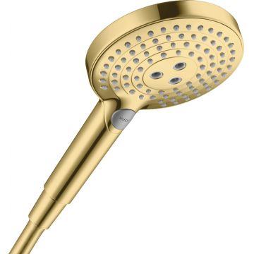 Para de dus Hansgrohe Raindance Select S 120 cu 3 jeturi gold optic lustruit