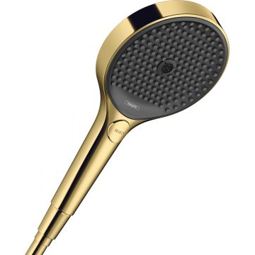 Para de dus Hansgrohe Rainfinity 130 3 tipuri de jet gold optic lustruit